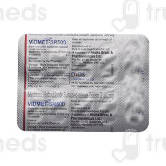 Vidmet Sr 500 Tablet 10