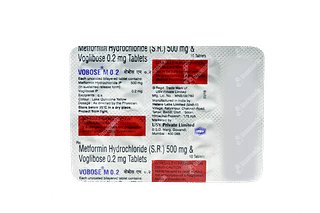 Vobose M 0.2/500 MG Tablet Sr 10