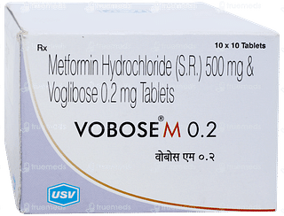 Vobose M 0.2 Tablet 10