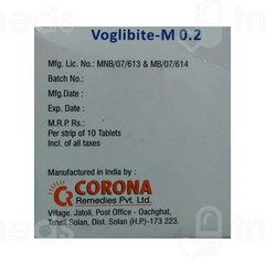 Voglibite M 0.2 Tablet 10