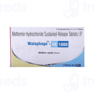 Walaphage Sr 1000 Tablet 15