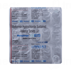 Walaphage Sr 1000 Tablet 15 Walaphage Sr 1000 Tablet 15