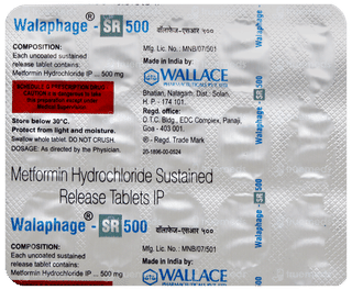 Walaphage Sr 500 Tablet 15