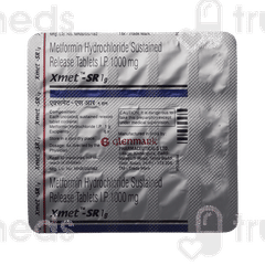 Xmet Sr 1g Tablet 15 Xmet Sr 1g Tablet 15