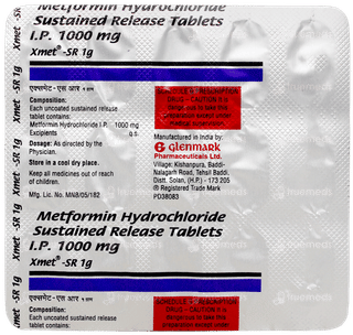 Xmet Sr 1G Tablet 15