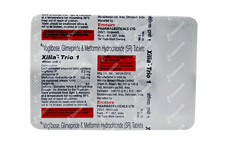 Xilia Trio 0.2/500/1 MG Tablet Sr 10