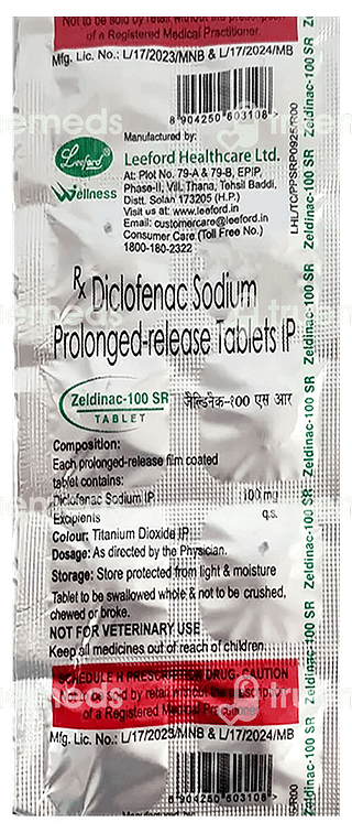 Zeldinac 100 Sr Tablet 10