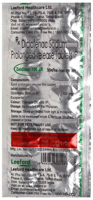 Zeldinac 100 Sr Tablet 10