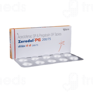 Zerodol Pg 200/75 Tablet 10