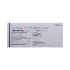Zerodol Pg 200/75 Tablet 10