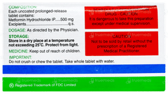 Zoform Sr 500 Tablet 10