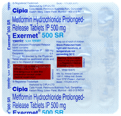 Exermet 500 Sr Tablet 15 Exermet 500 Sr Tablet 15