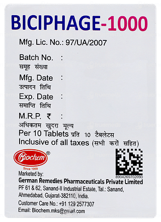 Biciphage 1000 Tablet 10