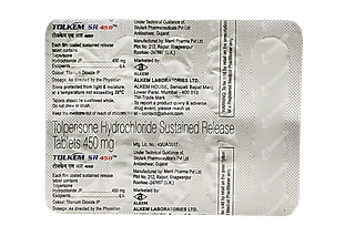 Tolkem 450 MG Tablet Sr 10