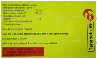 Tenebetic M 500 Tablet 10
