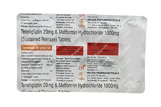 Tenelidib M 20/1000 MG Tablet Sr 10