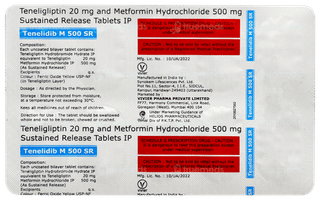Tenelidib M 500 Sr Tablet 10