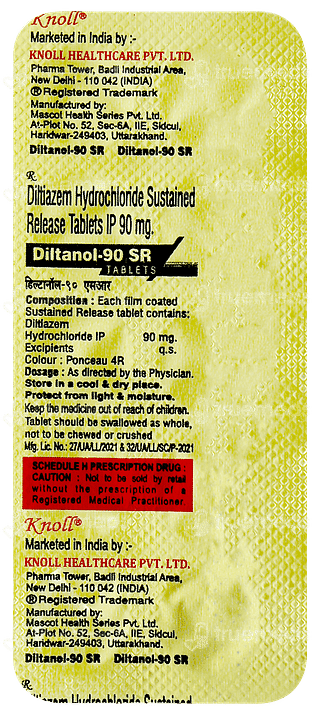 Diltanol 90 Sr Tablet 10