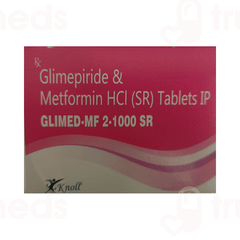 Glimed Mf 2/1000 Sr Tablet 10 Glimed Mf 2/1000 Sr Tablet 10