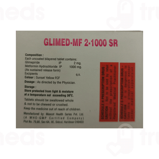 Glimed Mf 2/1000 Sr Tablet 10