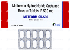 Metform Sr 500 Tablet 10