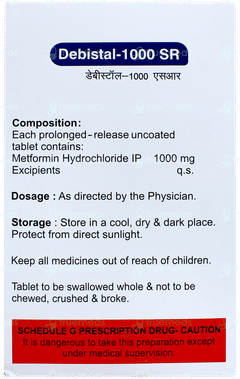 Debistal 1000 Sr Tablet 15