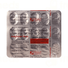 Endoformin Sr 500 Tablet 15 Endoformin Sr 500 Tablet 15