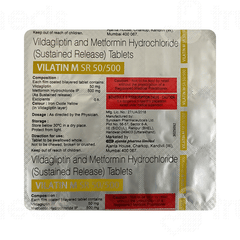 Vilatin M Sr 50/500 Tablet 15