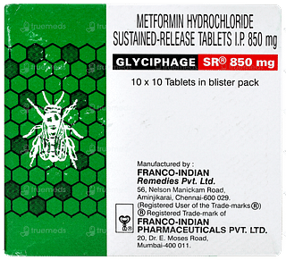 Glyciphage Sr 850mg Tablet 10