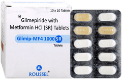 Glimip Mf4 1000 Sr Tablet 10