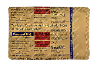 Tenewal M 20/500 MG Tablet Sr 10