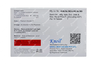 Udinol 450 MG Tablet Sr 10