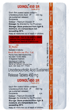Udinol 450 Sr Tablet 10 Udinol 450 Sr Tablet 10
