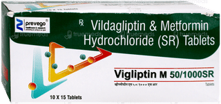 Vigliptin M 50/1000Sr Tablet 15