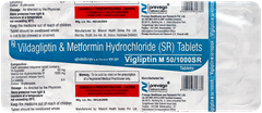 Vigliptin M 50/1000Sr Tablet 15 Vigliptin M 50/1000Sr Tablet 15