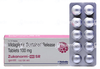 Zukanorm 100 MG Tablet Sr  10