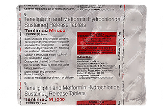 Tenlimac M 20/1000 MG Tablet Sr 15