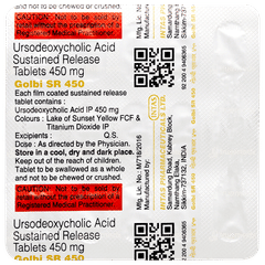 Golbi Sr 450 Tablet 15 Golbi Sr 450 Tablet 15