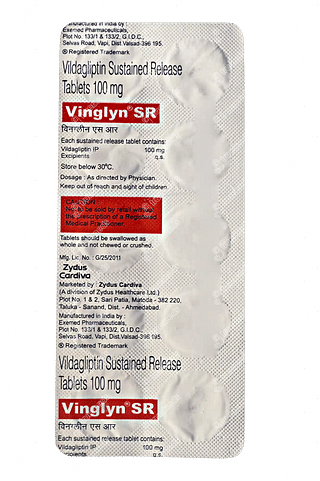 Vinglyn 100 MG Tablet Sr 10