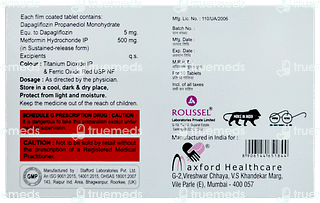 Dapauz M 5/500 MG Tablet Sr 10