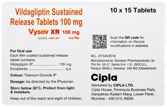 Vysov Xr 100mg Tablet 15 Vysov Xr 100mg Tablet 15