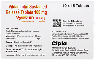 Vysov Xr 100mg Tablet 15