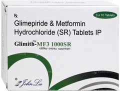 Glimith Mf 3/1000 Sr Tablet 10 Glimith Mf 3/1000 Sr Tablet 10