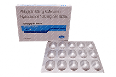 Debiglip M Forte 50/1000 MG Tablet Sr 15