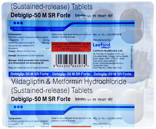 Debiglip 50 M Sr Forte Tablet 15
