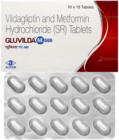 Gluvilda M+ 500 Tablet 15