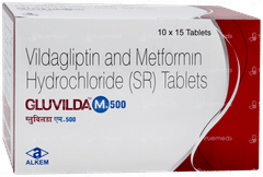 Gluvilda M+ 500 Tablet 15