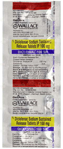 Diclowal 100 Sr Tablet 10