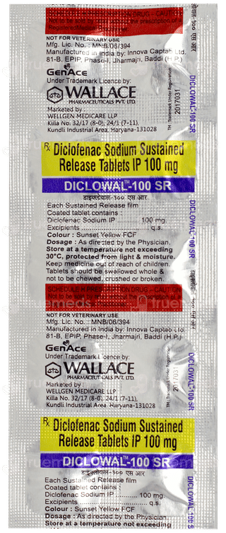 Diclowal 100 Sr Tablet 10