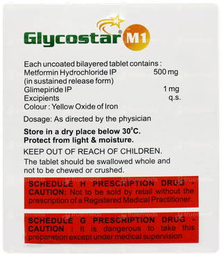 Glycostar M1 Tablet 15